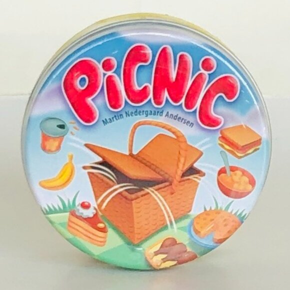 Picnic Tin Box Family and Party Card Game For 8+ New Sealed-Multilingual - Picture 6 of 11